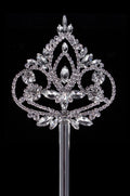 Sparkling Pageant Prime Scepter - Front View for formal events | Luxe Ensemble