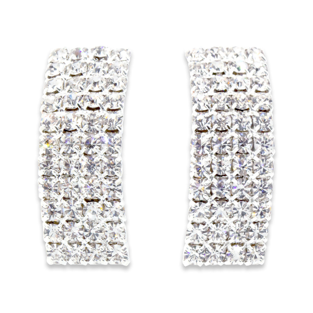 #1749 - Fingernail Curved Earrings