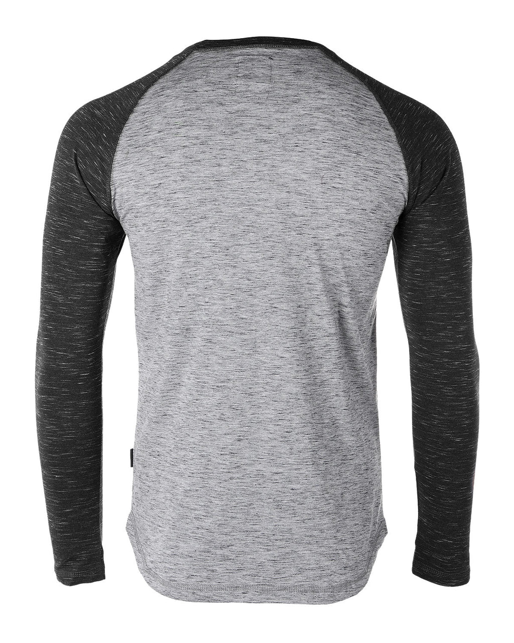 ZIMEGO Men Athletic Fit Baseball Retro Contrast Long Sleeve Raglan T-Shirt