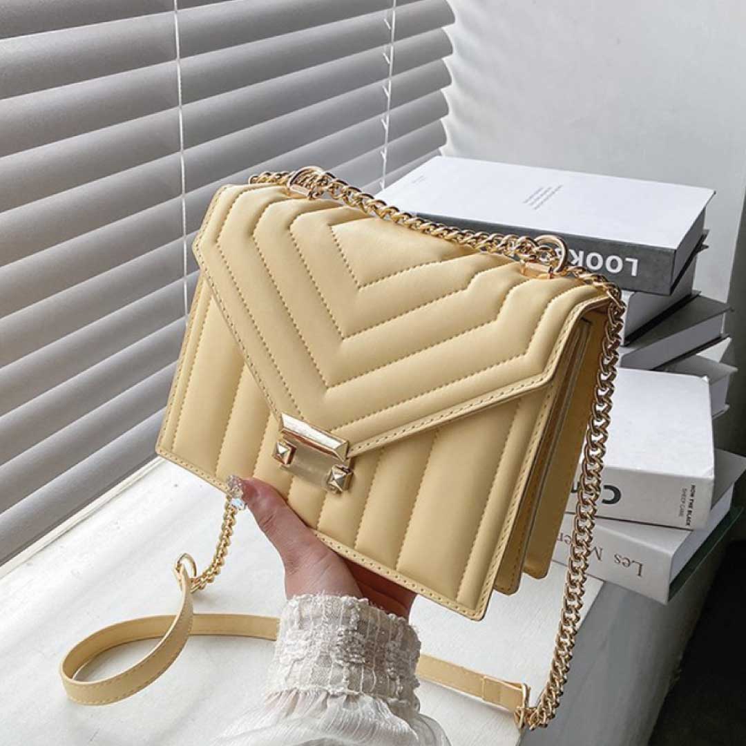 Chic Roxy Shoulder Bag - Close-Up View for formal events | Luxe Ensemble