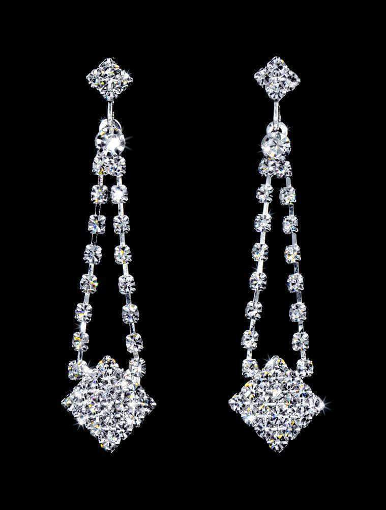 #16998 - Rhinestone Dangle Earring