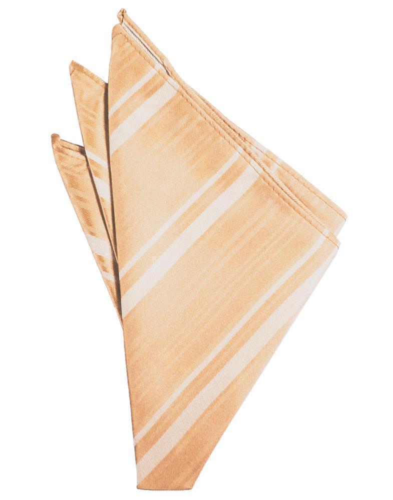 Striped Satin Pocket Square