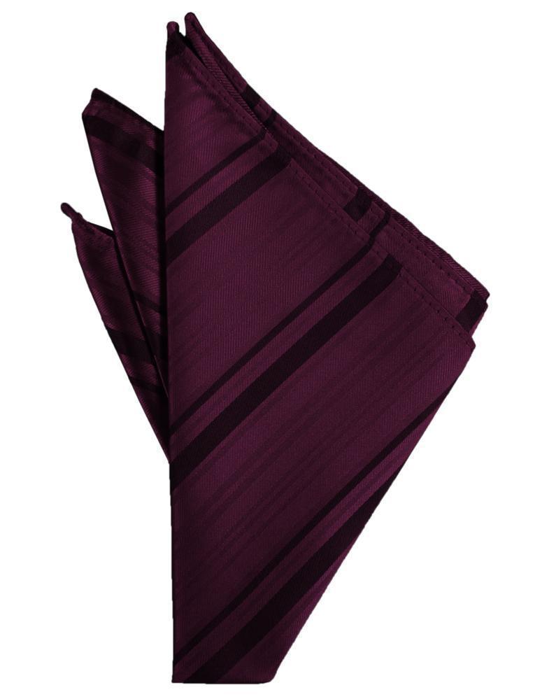 Striped Satin Pocket Square