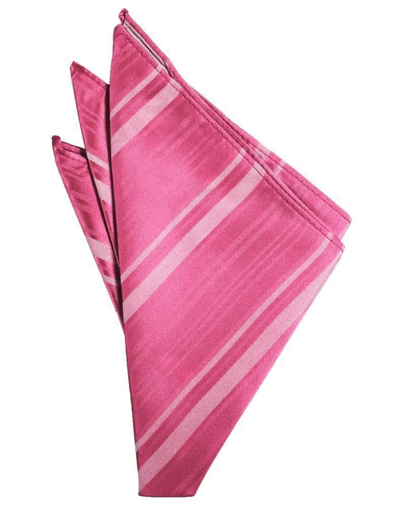 Striped Satin Pocket Square