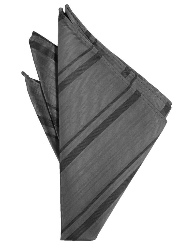 Striped Satin Pocket Square