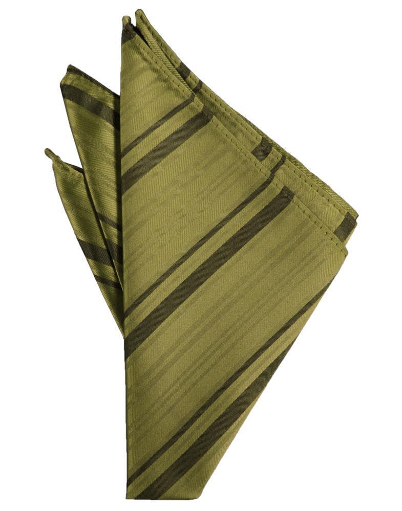 Striped Satin Pocket Square