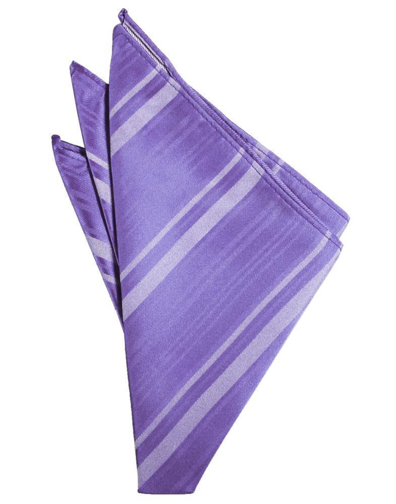 Striped Satin Pocket Square