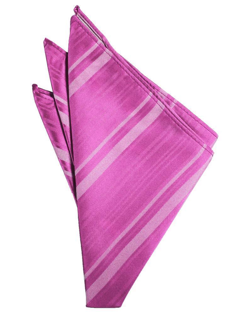 Striped Satin Pocket Square