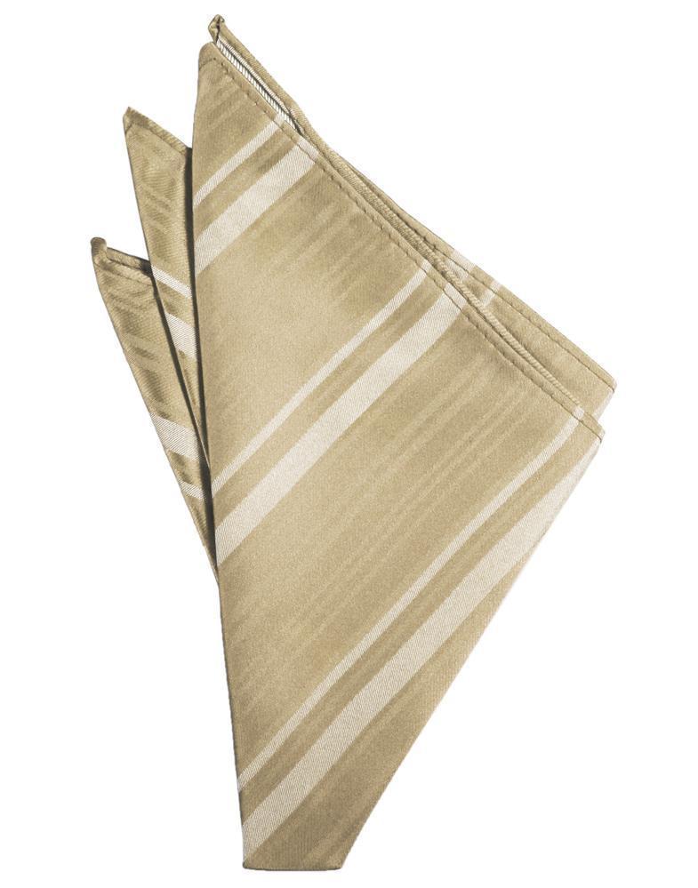 Striped Satin Pocket Square