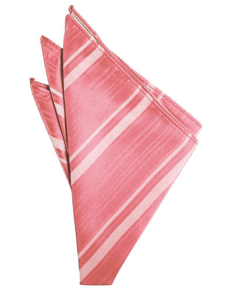 Striped Satin Pocket Square