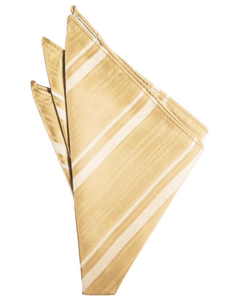 Striped Satin Pocket Square