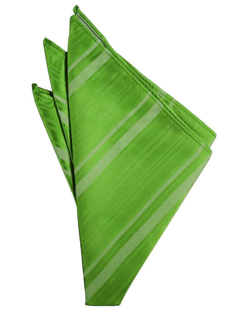Striped Satin Pocket Square