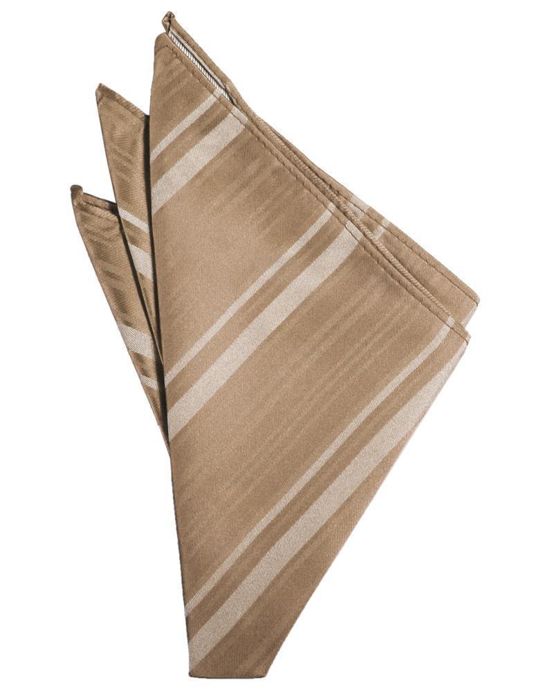 Striped Satin Pocket Square