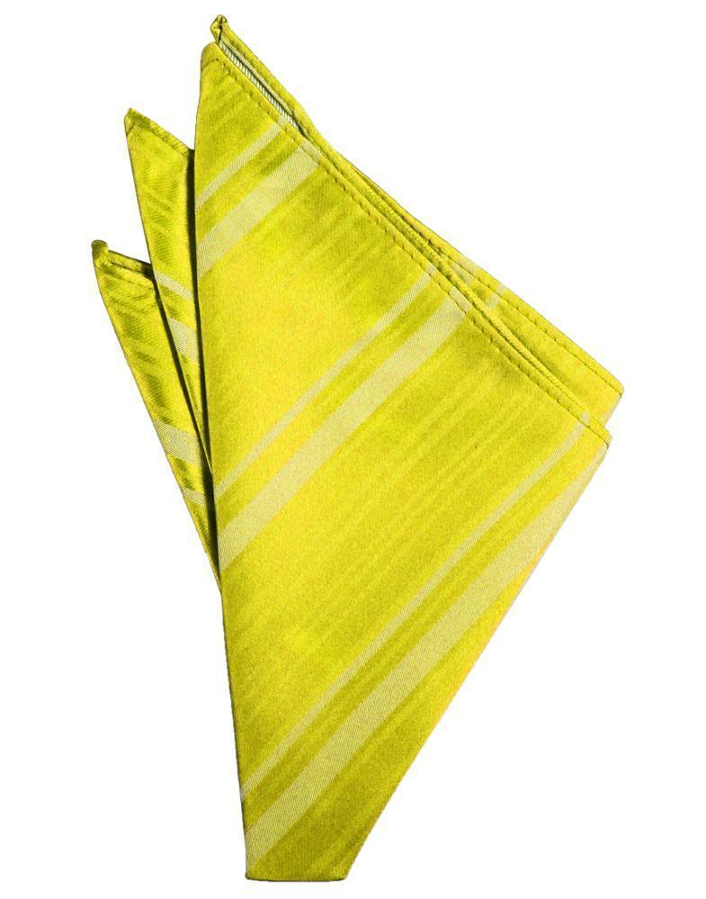 Striped Satin Pocket Square