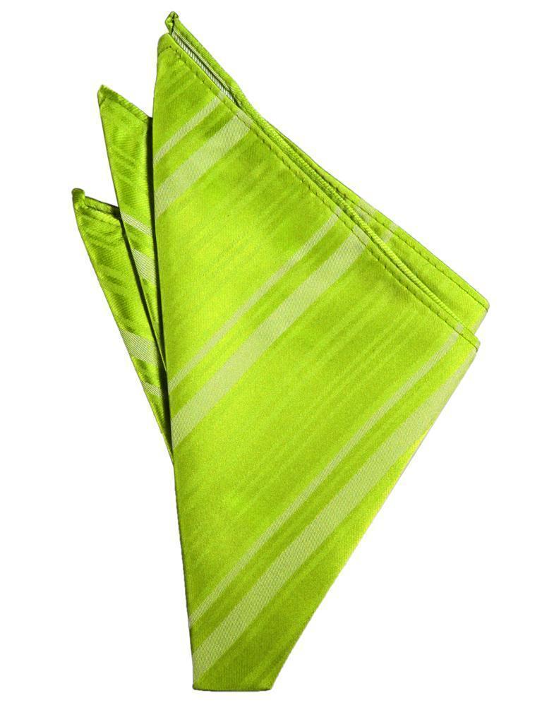 Striped Satin Pocket Square