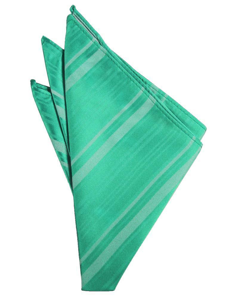 Striped Satin Pocket Square