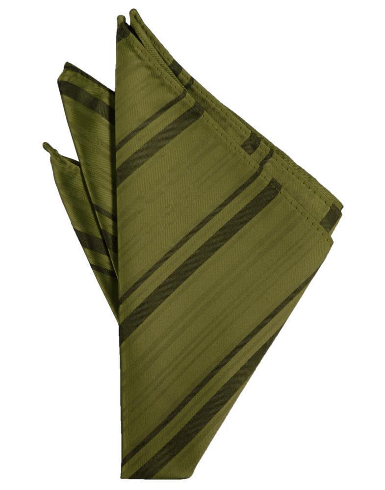 Striped Satin Pocket Square
