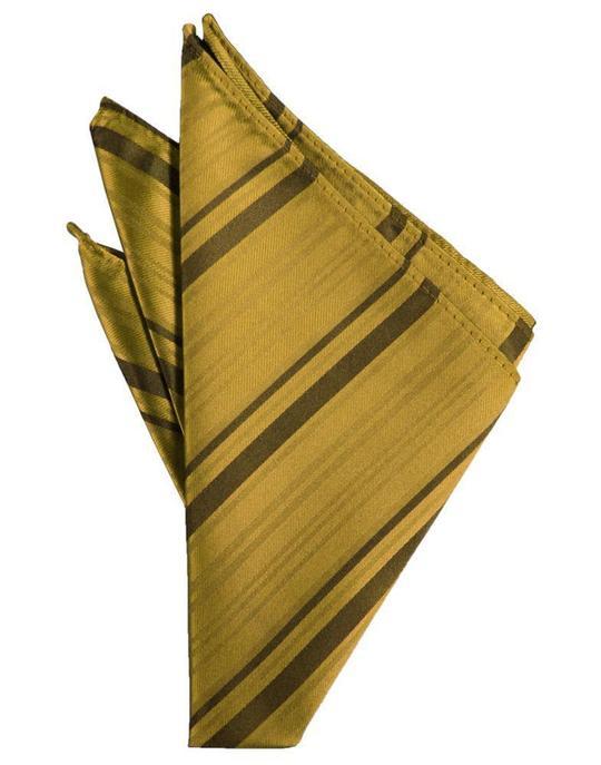 Striped Satin Pocket Square