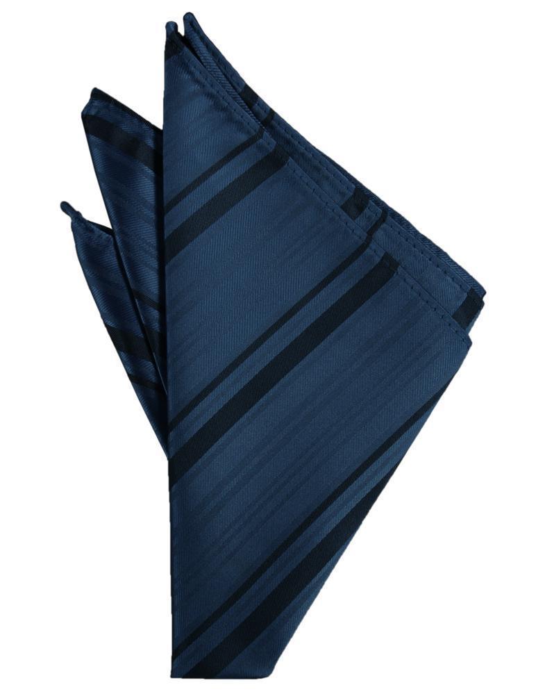 Striped Satin Pocket Square