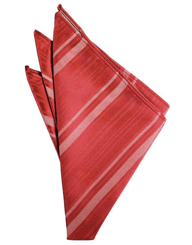 Striped Satin Pocket Square