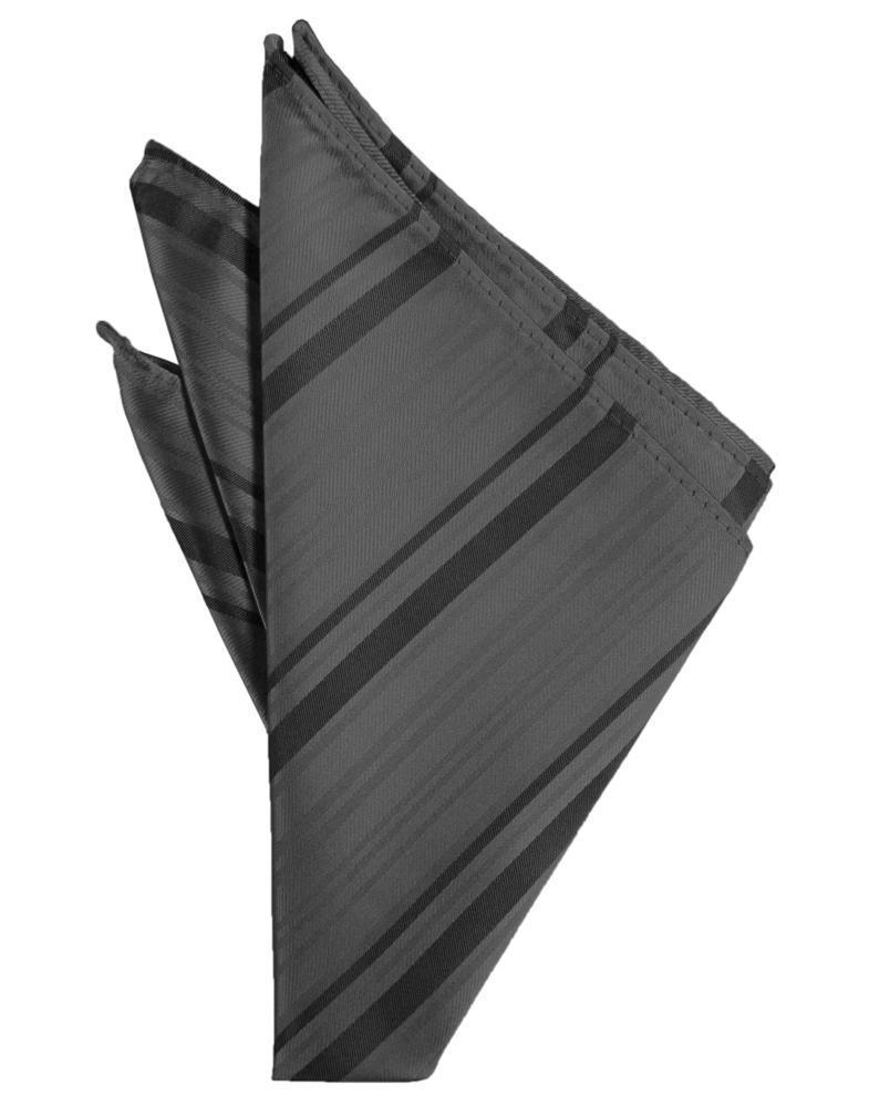 Striped Satin Pocket Square