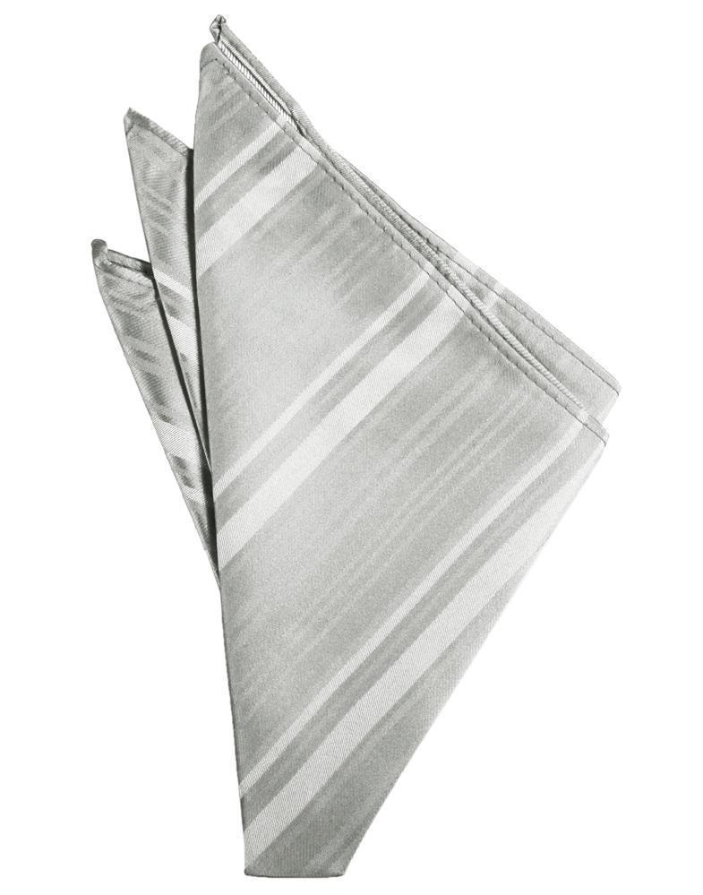 Striped Satin Pocket Square