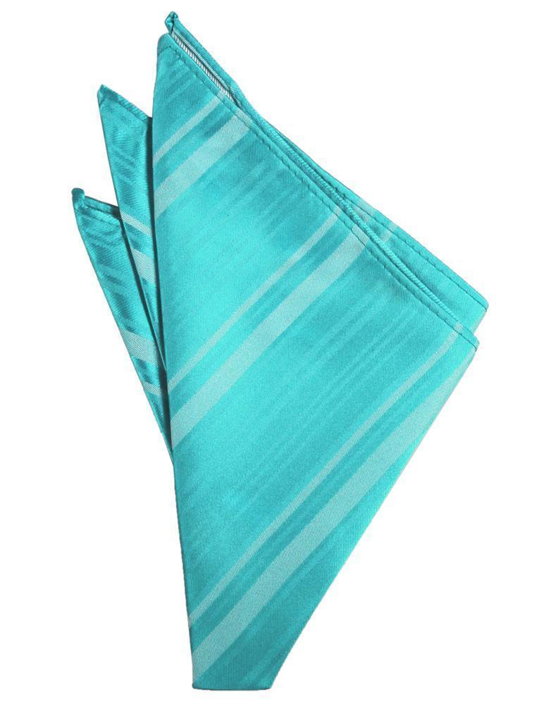 Striped Satin Pocket Square