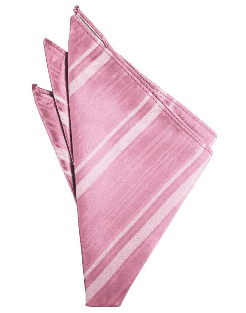 Striped Satin Pocket Square