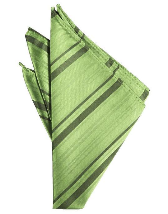 Striped Satin Pocket Square