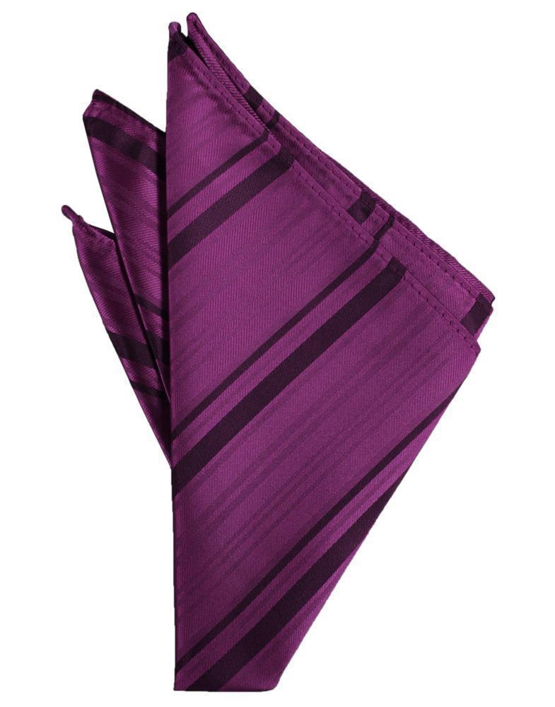 Striped Satin Pocket Square