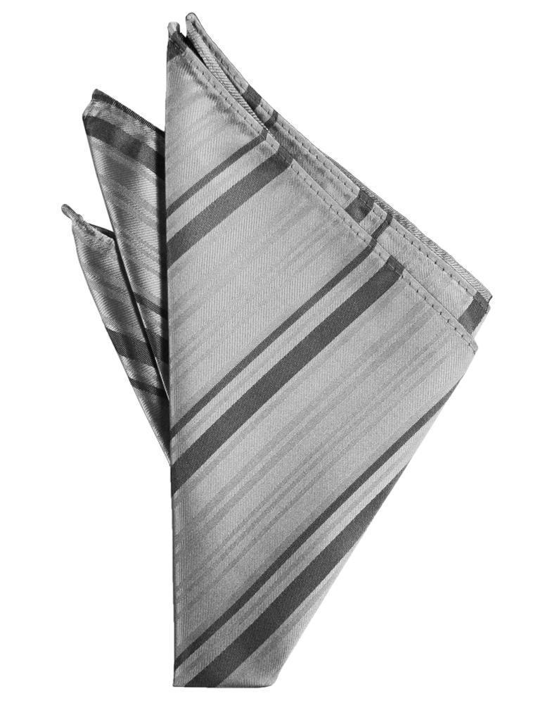 Striped Satin Pocket Square