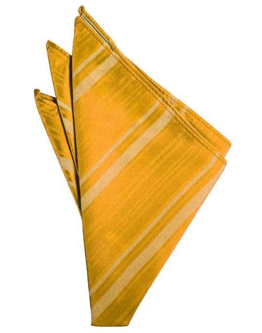 Striped Satin Pocket Square