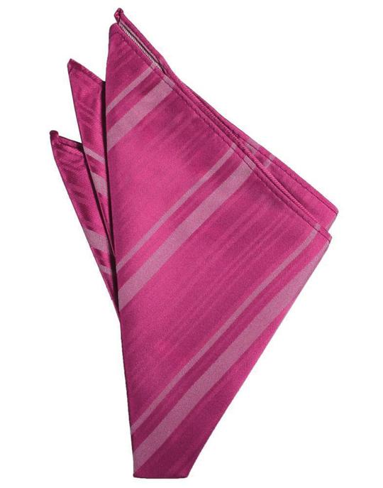 Striped Satin Pocket Square