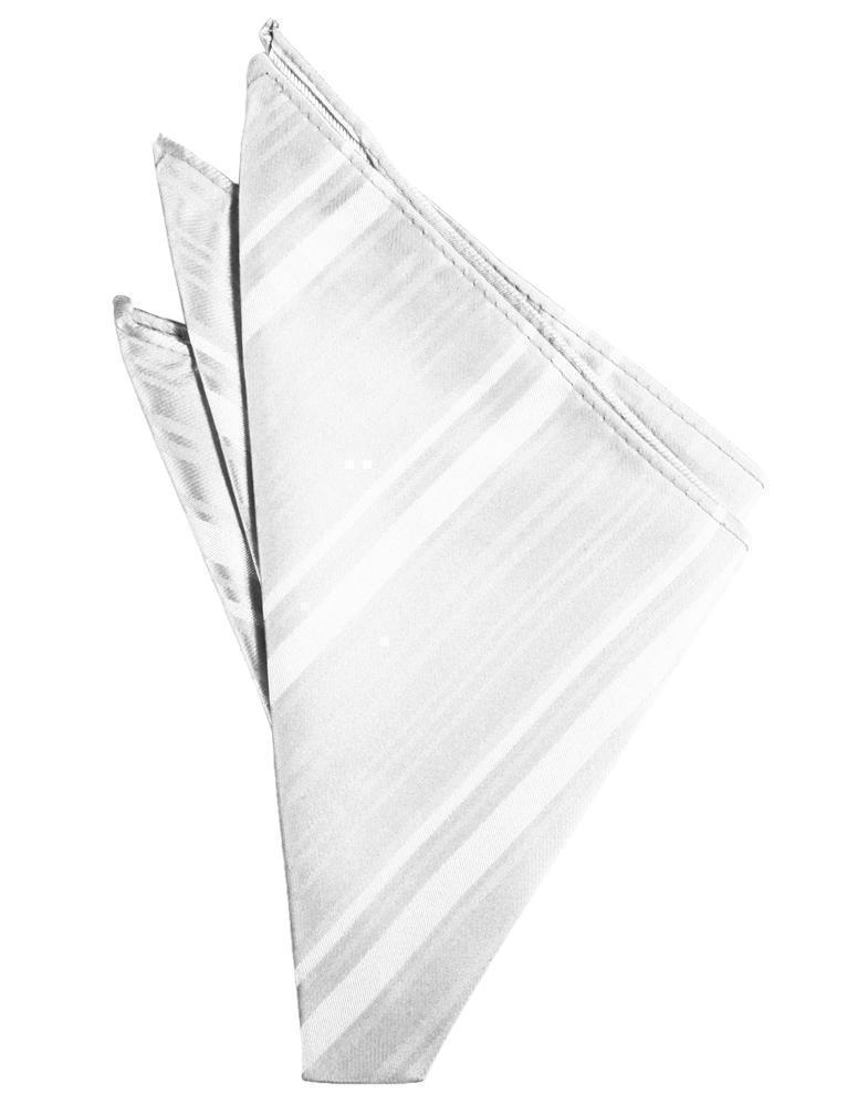 Striped Satin Pocket Square