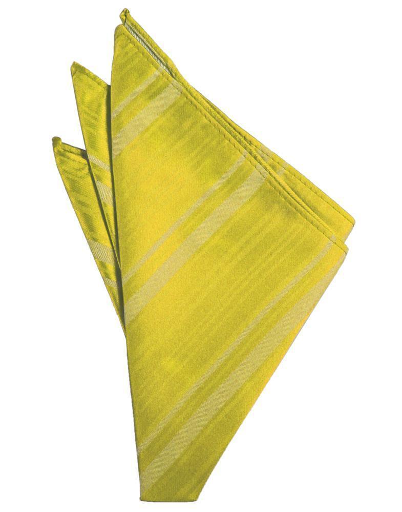 Striped Satin Pocket Square