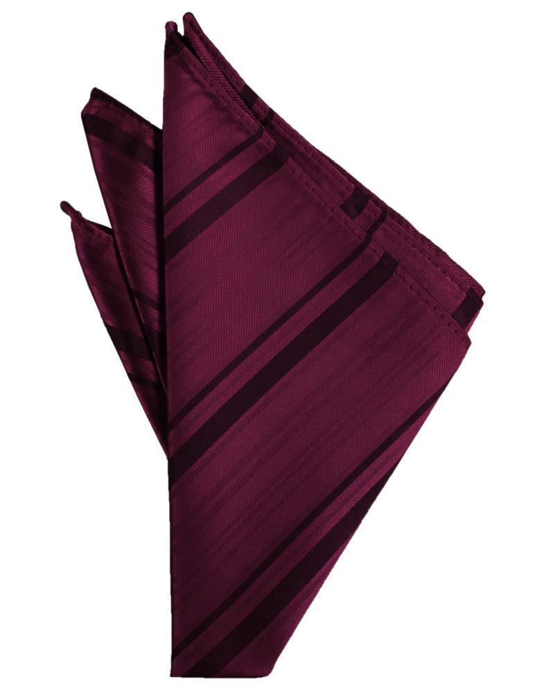 Striped Satin Pocket Square