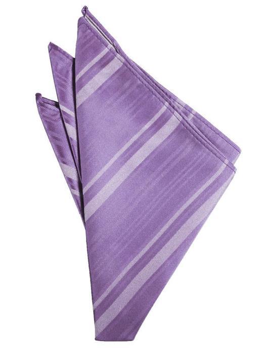 Striped Satin Pocket Square
